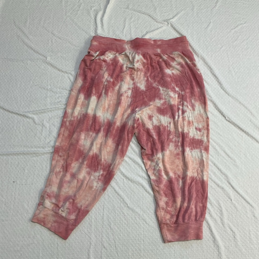 LIVI ACTVE Lane Bryant Pink Tie-Dye Jogger Pants Size 14/16 - Picture 2 of 7